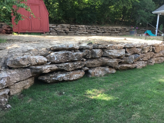 Limestone Boulder Retaining Walls Album